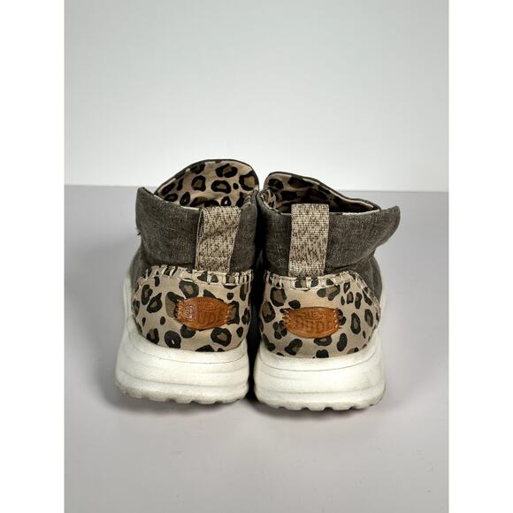 Hey Dude Women’s Slip-On Loafers Size 8 Gray Lightweight Flex & Fold - Picture 3 of 10